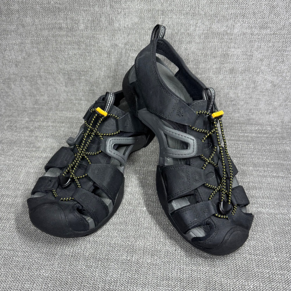 Keen Newport H2 Mens 11.5 Black Waterproof Hiking Sport Sandals Outdoor Active